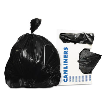 Heritage Linear Low-density Can Liners, 30 Gal, 0.5 Mil, 30" X 36", Black, 250-carton freeshipping - TVN Wholesale